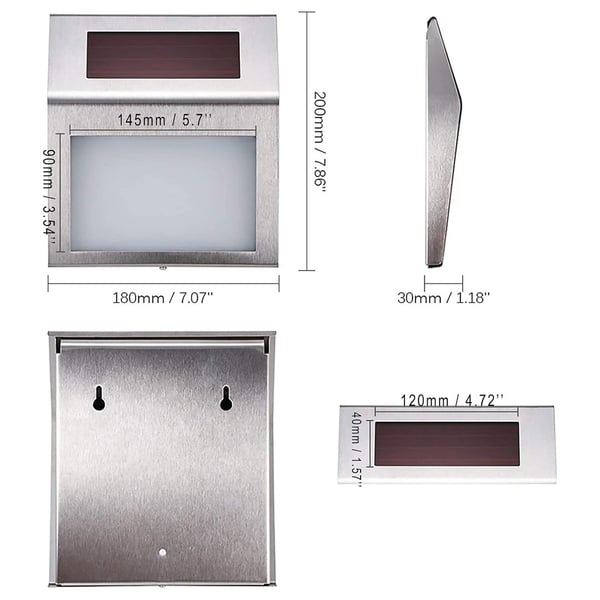 Powermaster PM-24003 Solar Led Işıklı Kapı Numarası Fiyatı - Merter Elektronik