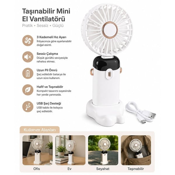 Powermaster PM-25101 Beyaz Kokulu Fan Vantilatör Fiyatı - Merter Elektronik