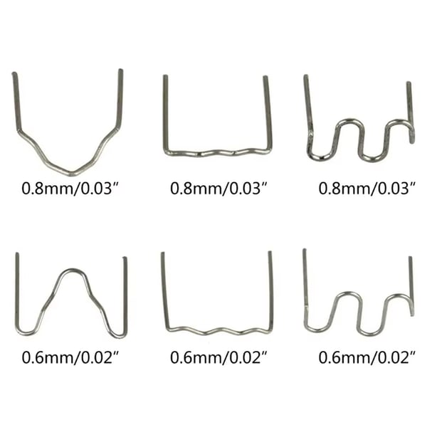 POWERMASTER PM-25315 OTO TAMPON KAPORTA PLASTİK ONARIM TAMİR KAYNAK ÇİVİSİ 6 TİP ŞEKİL (600 ADET)