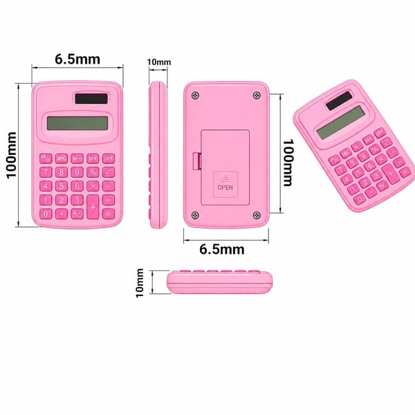 PowerMaster PM-25421 Pembe Mini Hesap Makinesi Fiyatı - Merter Elektronik