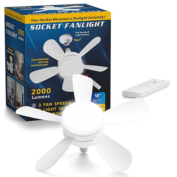 PowerMaster PM-25552 E27 2000 Lümen Ledli Tavan Fan Vantilatör Fiyatı - Merter Elektronik