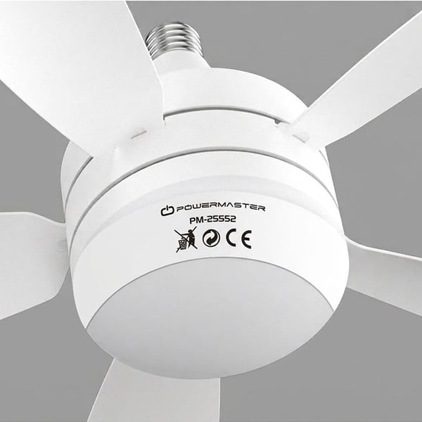 PowerMaster PM-25552 E27 2000 Lümen Ledli Tavan Fan Vantilatör Fiyatı - Merter Elektronik