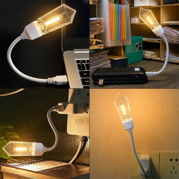 Powermaster PM-25791 Esnek Usb'li Ledli Gece Lambası Fiyatı - Merter Elektronik