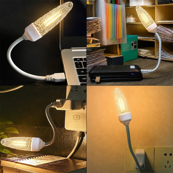 Powermaster PM-25793 Esnek Usb'li Ledli Gece Lambası Fiyatı - Merter Elektronik