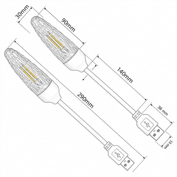 Powermaster PM-25793 Esnek Usb'li Ledli Gece Lambası Fiyatı - Merter Elektronik