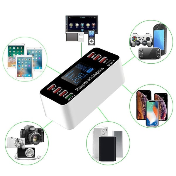 PowerMaster PM-26057 8 Port USB+PD Şarj İstasyonu (7 USB + PD) Fiyatı - Merter Elektronik