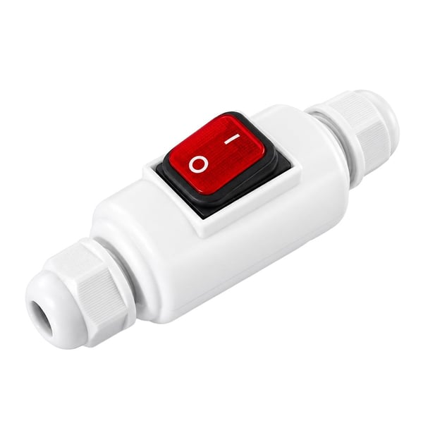 PowerMaster PM-26936 Su Geçirmez Beyaz Kablo Switch 4 Pin Fiyatı - Merter Elektronik