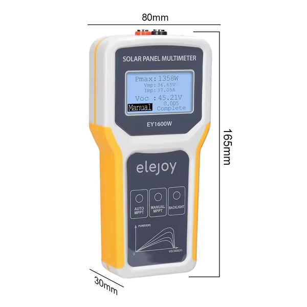 PowerMaster PM-26939 1600 Watt 12-60V Fotovoltaik Panel Multimetre Fiyatı - Merter Elektronik