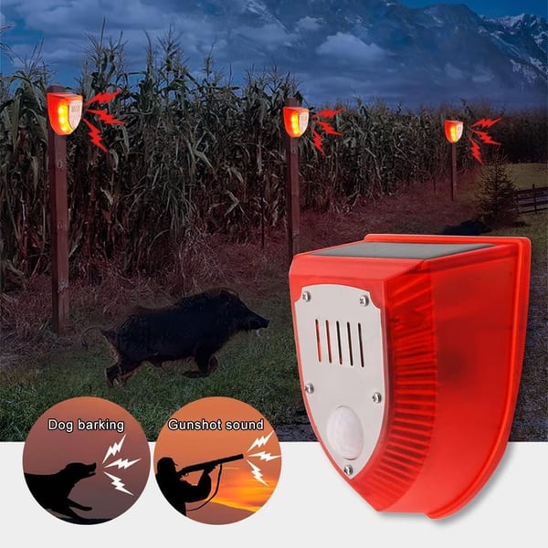 PowerMaster PM-26952 DC 5V Solar Sesli Hayvan Kovucu Alarm Cihazı Fiyatı - Merter Elektronik