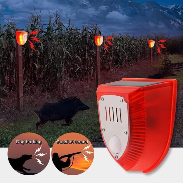 PowerMaster PM-26953 DC 5V Solar Sesli Hayvan Kovucu Alarm Cihazı Fiyatı - Merter Elektronik