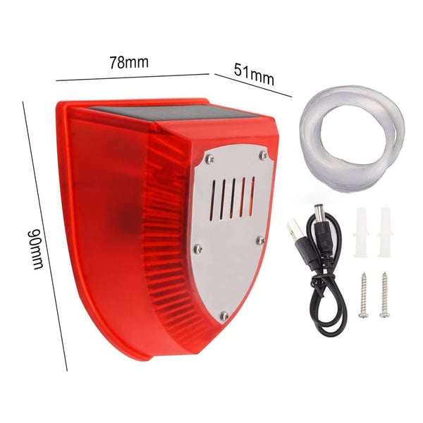 PowerMaster PM-26954 DC 5V Solar Sesli Hayvan Kovucu Alarm Cihazı Fiyatı - Merter Elektronik