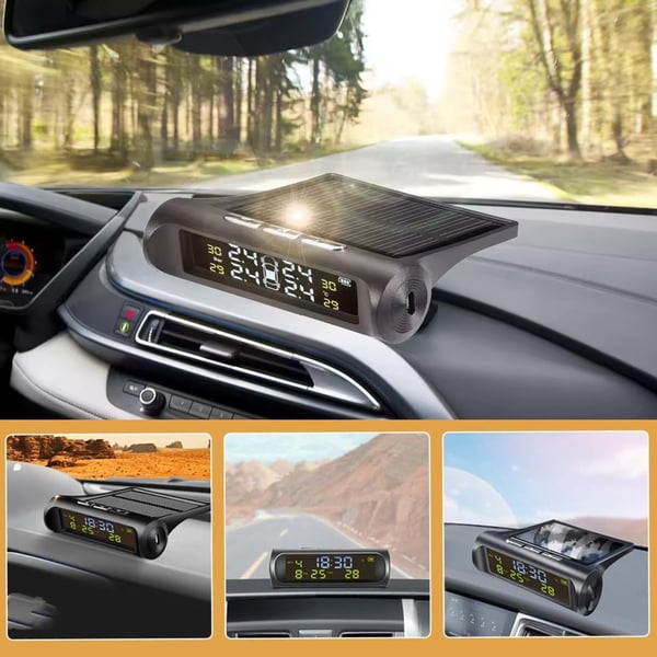 PowerMaster PM-26964 Solar DC 5V Araç Lastik Basınç Ölçme - İzleme Sistemi Fiyatı - Merter Elektronik