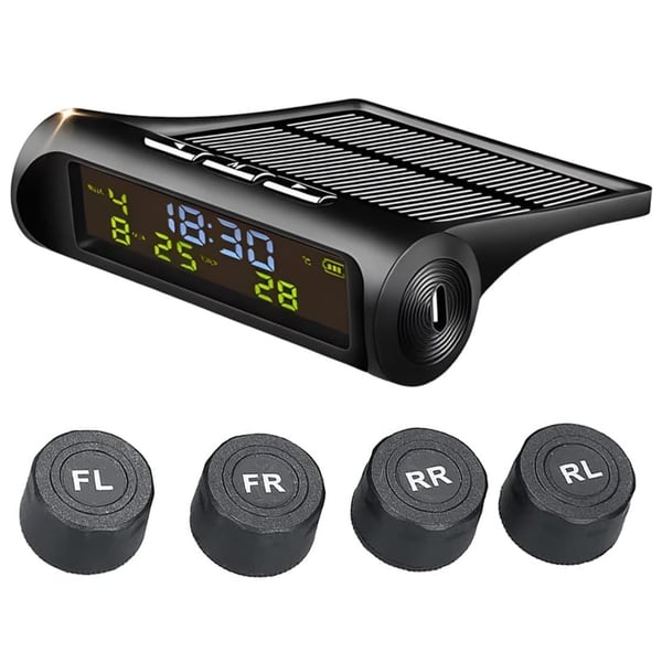 PowerMaster PM-26964 Solar DC 5V Araç Lastik Basınç Ölçme - İzleme Sistemi Fiyatı - Merter Elektronik