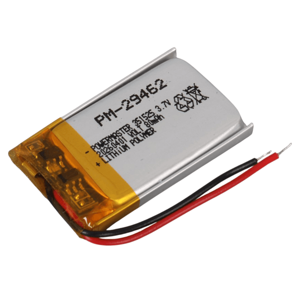 PowerMaster 351525 3.7V 80mAh Lityum Polimer (Li-po) Batarya Ciklet Pil Fiyatı - Merter Elektronik