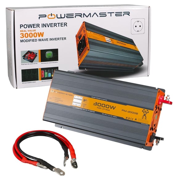 POWERMASTER PM-3000B 24 VOLT 3000 WATT POWER INVERTER Fiyatı - Merter Elektronik