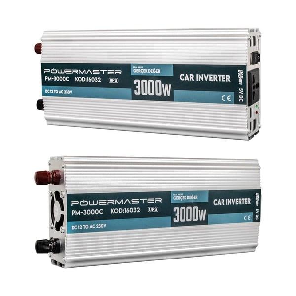 POWERMASTER PM-3000C 12 VOLT - 3000 WATT ŞARJLI INVERTER