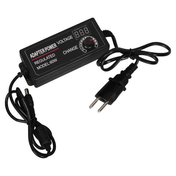 POWERMASTER PM-22381 12 VOLT - 24 VOLT - 3 AMPER 5.5*2.5 MM UÇLU VOLTAJ KADEMELİ ADAPTÖR