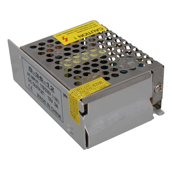 POWERMASTER PM-31826 12 VOLT 3 AMPER METAL KASA ADAPTÖR