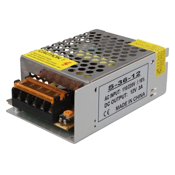 POWERMASTER PM-31826 12 VOLT 3 AMPER METAL KASA ADAPTÖR