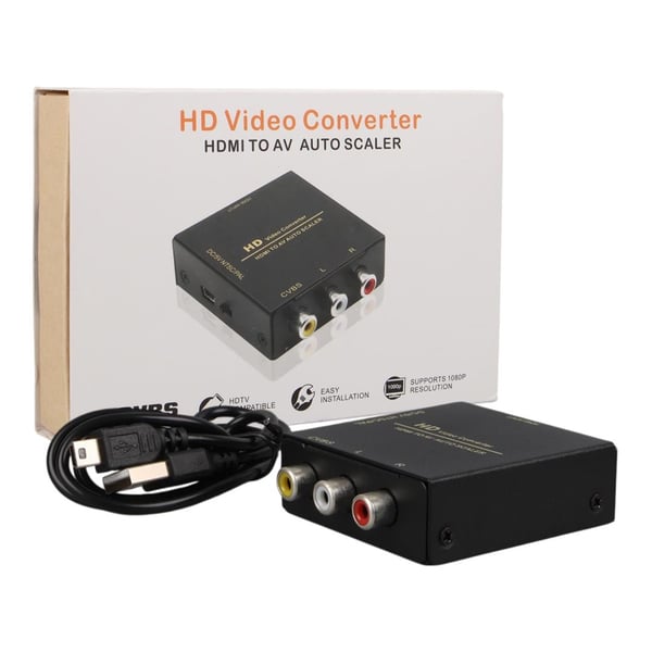 Powermaster PM-33523 Metal Kasa HDMI To Rca Av Çevirici Adaptör Fiyatı - Merter Elektronik