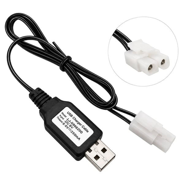 SERTEC 9.6V NI-CD/NI-MH TAMİYA DİŞİ UÇLU OYUNCAK BATARYASI ŞARJ KABLOSU Fiyatı - Merter Elektronik