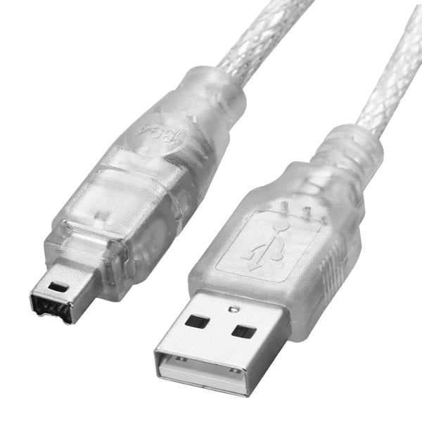 POWERMASTER PM-38848 USB ERKEK TO 5 PİN ERKEK 1 METRE ŞEFFAF UÇ V3 KABLO