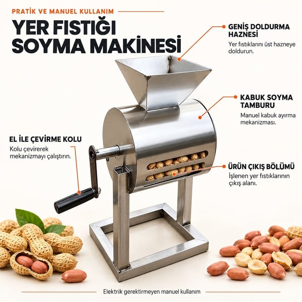 POWERMASTER PM-38902 FISTIK SOYMA MAKİNESİ Fiyatı - Merter Elektronik