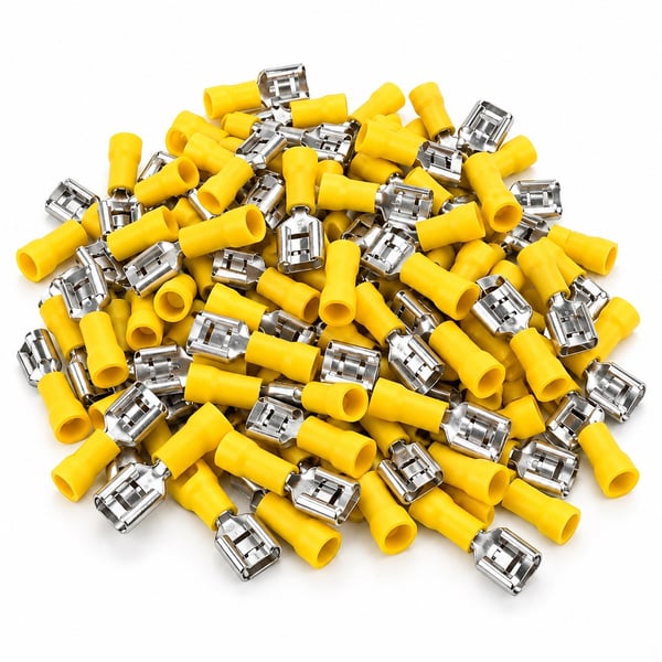 POWERMASTER PM-39077 4 - 6MM2 KESİT 0,8X6,35MM SOKET SARI İZOLELİ KABLO PABUCU (100'LÜ PAKET) Fiyatı - Merter Elektronik