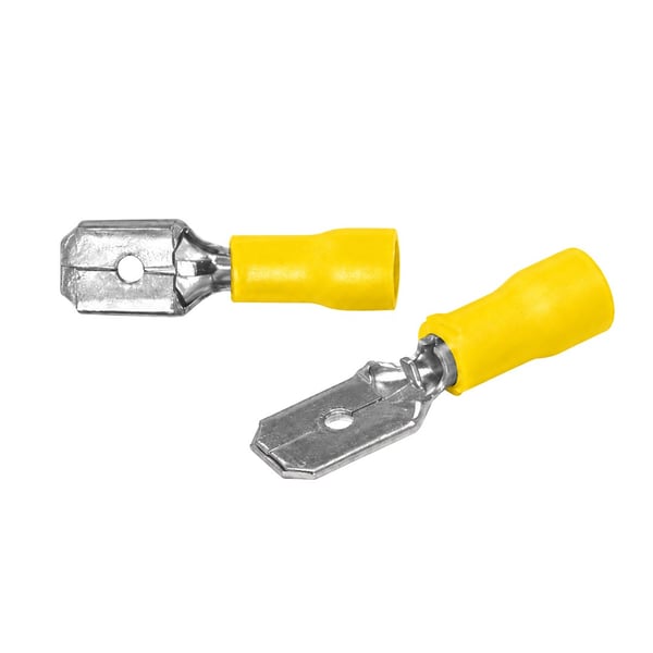 POWERMASTER PM-39081 4 - 6MM2 KESİT 0,8X6,35MM SOKET SARI İZOLELİ KABLO PABUCU (100'LÜ PAKET) Fiyatı - Merter Elektronik