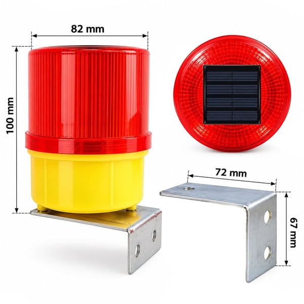 POWERMASTER PM-39271 SOLAR İKAZ LAMBASI Fiyatı - Merter Elektronik