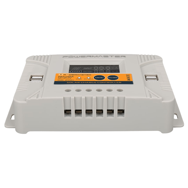PowerMaster PM-40A 12 Volt - 24 Volt - 40 Amper 4 USB'LI Dijital Otomatik Solar Şarj Kontrol Regülatörü Fiyatı - Merter Elektronik