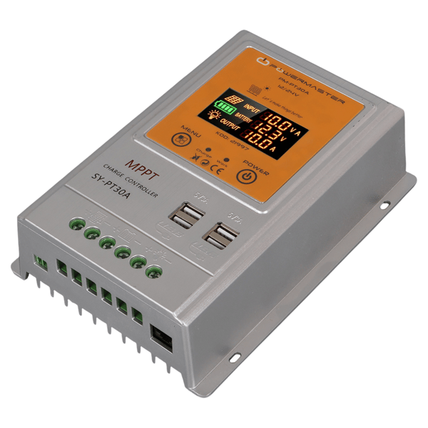 Powermaster PM-PT30A 12V/24V 30A MPPT 4 Usb'li Dijital Otomatik Solar Şarj Regülatörü Fiyatı - Merter Elektronik