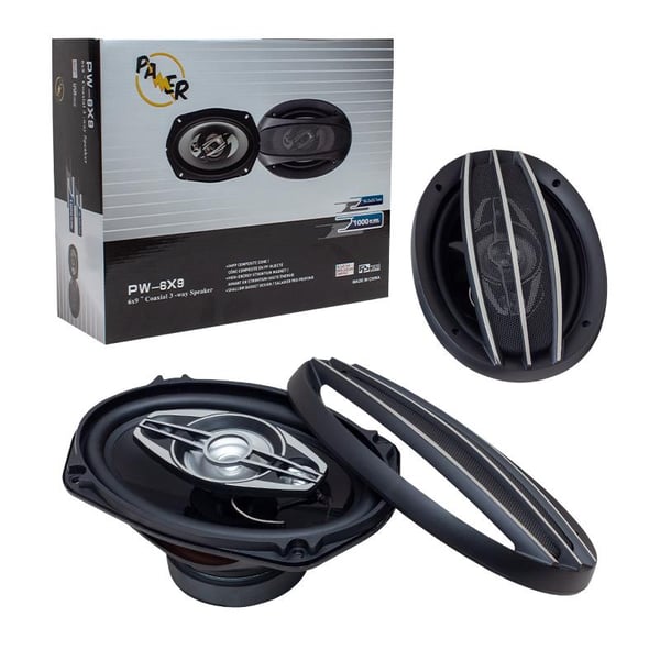 POWERMASTER PW-6X9 6X9 1000 WATT 3 YOLLU OVAL OTO HOPARLÖR (2Lİ TAKIM)