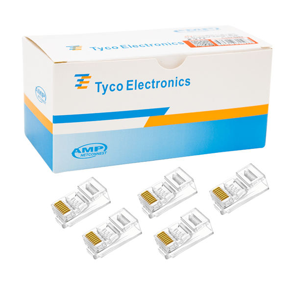Powermaster RJ45 Cat5 -Cat6 Uç 8P8C Soket (100'lü) Fiyatı - Merter Elektronik