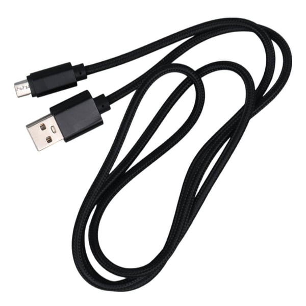 PowerMaster S3-S4 Samsung Micro USB Şarj Ve Data Kablosu 1 Metre Örgülü Siyah Fiyatı - Merter Elektronik