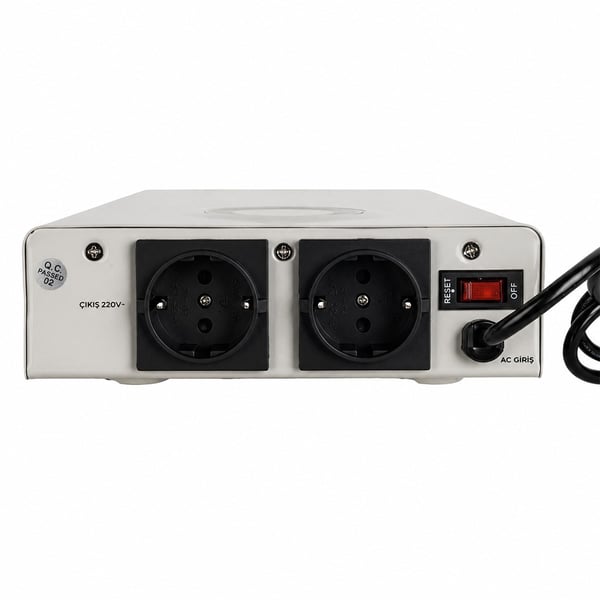 Powermaster SLIM-1500 Otomatik 1500 Watt Voltaj Kombi Regülatörü Fiyatı - Merter Elektronik