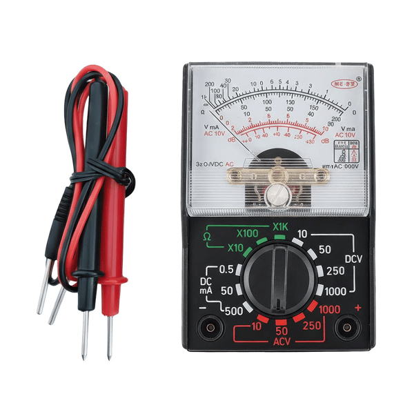 PowerMaster YX-1000A Profesyonel Analog Multimetre İbreli Avometre AC/DC Voltaj ve Akım Ölçer Test Cihazı Fiyatı - Merter Elektronik