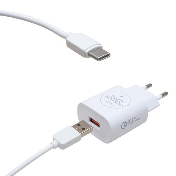 POWERWAY X-131 3 AMPER TYPE-C HIZLI ŞARJ ALETİ + KABLO