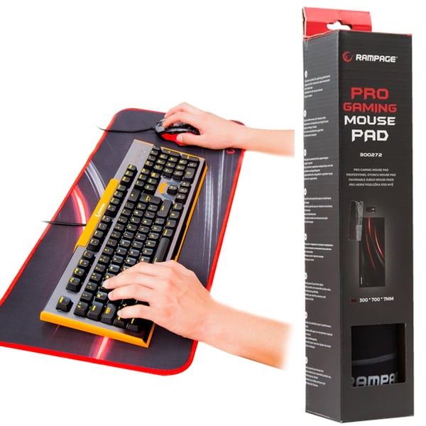 RAMPAGE 300272 GAMING MOUSE PAD (300X700X3 MM)
