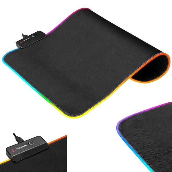 RAMPAGE MP-21 PULSAR M RGB SİYAH GAMING MOUSE PAD (252X328X3 MM)