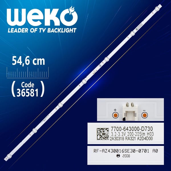 RF-AZ430016SE30-0701 A0   7 LEDLİ 77,1 CM