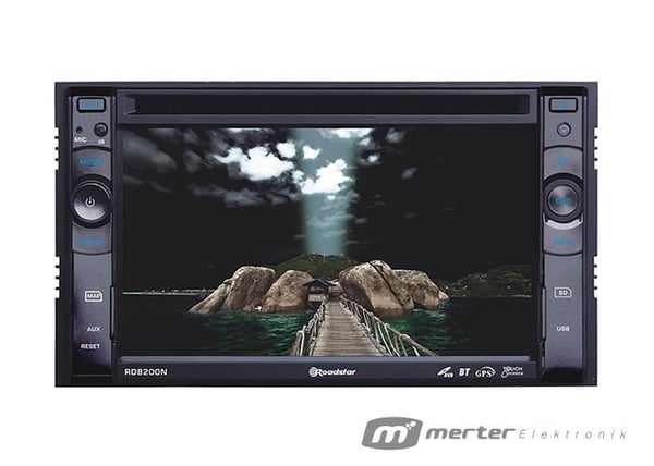 ROADSTAR RD-8200N 7 NAVİGASYONLU DOUBLE OTO TEYP
