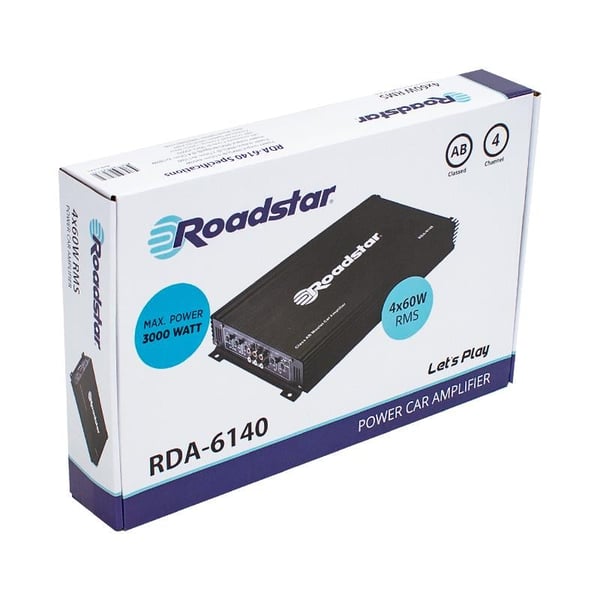 ROADSTAR RDA-6140 4 KANAL 3000 WATT OTO ANFİ