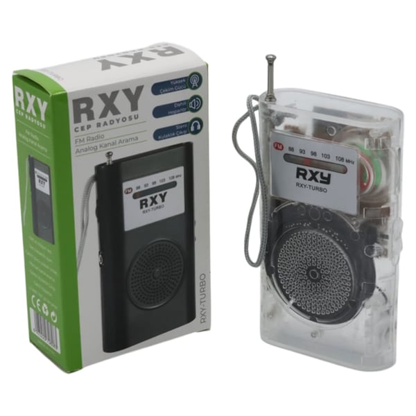 Roxy RXY-Turbo Cep Tipi Mini Analog Fm Radyo Fiyatı - Merter Elektronik