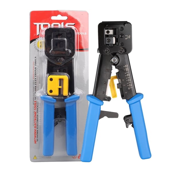 S-LINE EA2 EZ-45 RJ45/RJ11 YENİ NESİL AÇIK UÇLU EZ RJ45 İKİLİ ÇAKMA PENSE