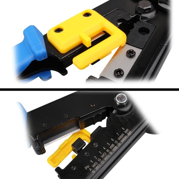 S-LINE EA2 EZ-45 RJ45/RJ11 YENİ NESİL AÇIK UÇLU EZ RJ45 İKİLİ ÇAKMA PENSE