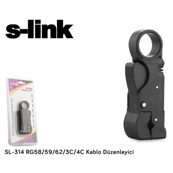 S-Link SL-314 3 Bıçaklı Koaksiyel Kablo Açıcısı Fiyatı - Merter Elektronik