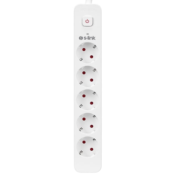 S-Lınk Spg501S 5Li 1.5 Metre Kablolu 750 Joule 1.5 Mm Anahtarlı Akım Korumalı Priz Fiyatı - Merter Elektronik