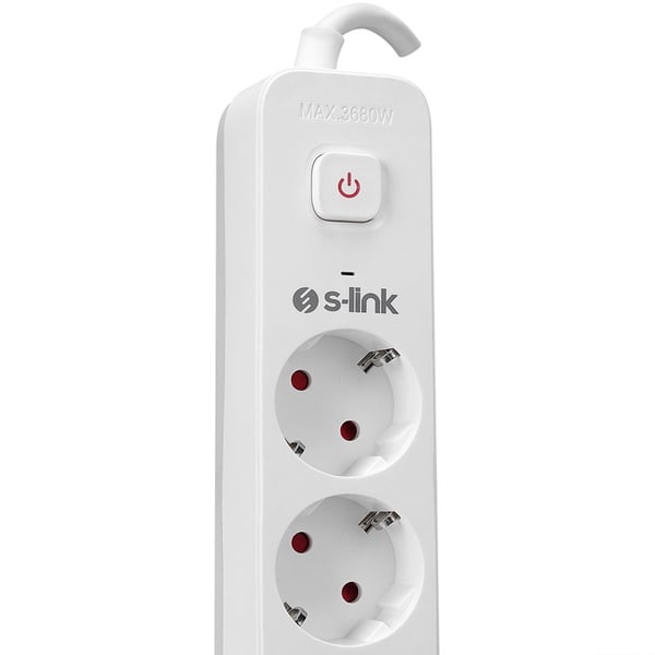 S-Lınk Spg501S 5Li 1.5 Metre Kablolu 750 Joule 1.5 Mm Anahtarlı Akım Korumalı Priz Fiyatı - Merter Elektronik