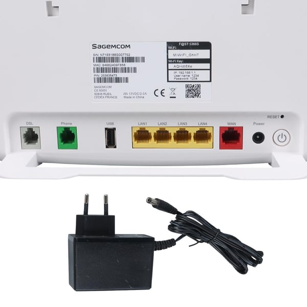 SAGEMCOM FAST 5366S 2.4GHZ-5GHZ DUALBAND AC WİFİ 5 MODEM